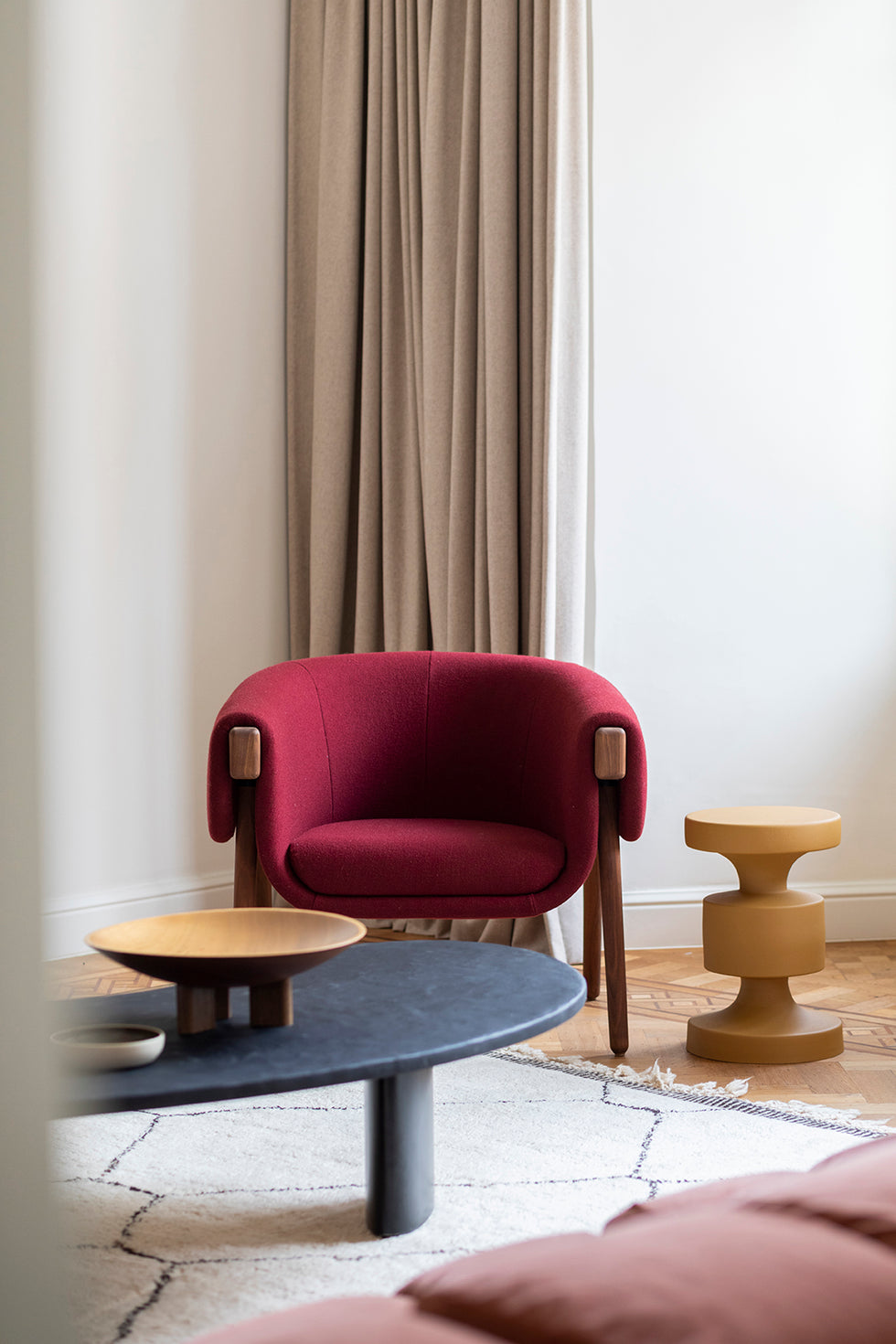 Monica with 4 legs chair – Couch Potato Company