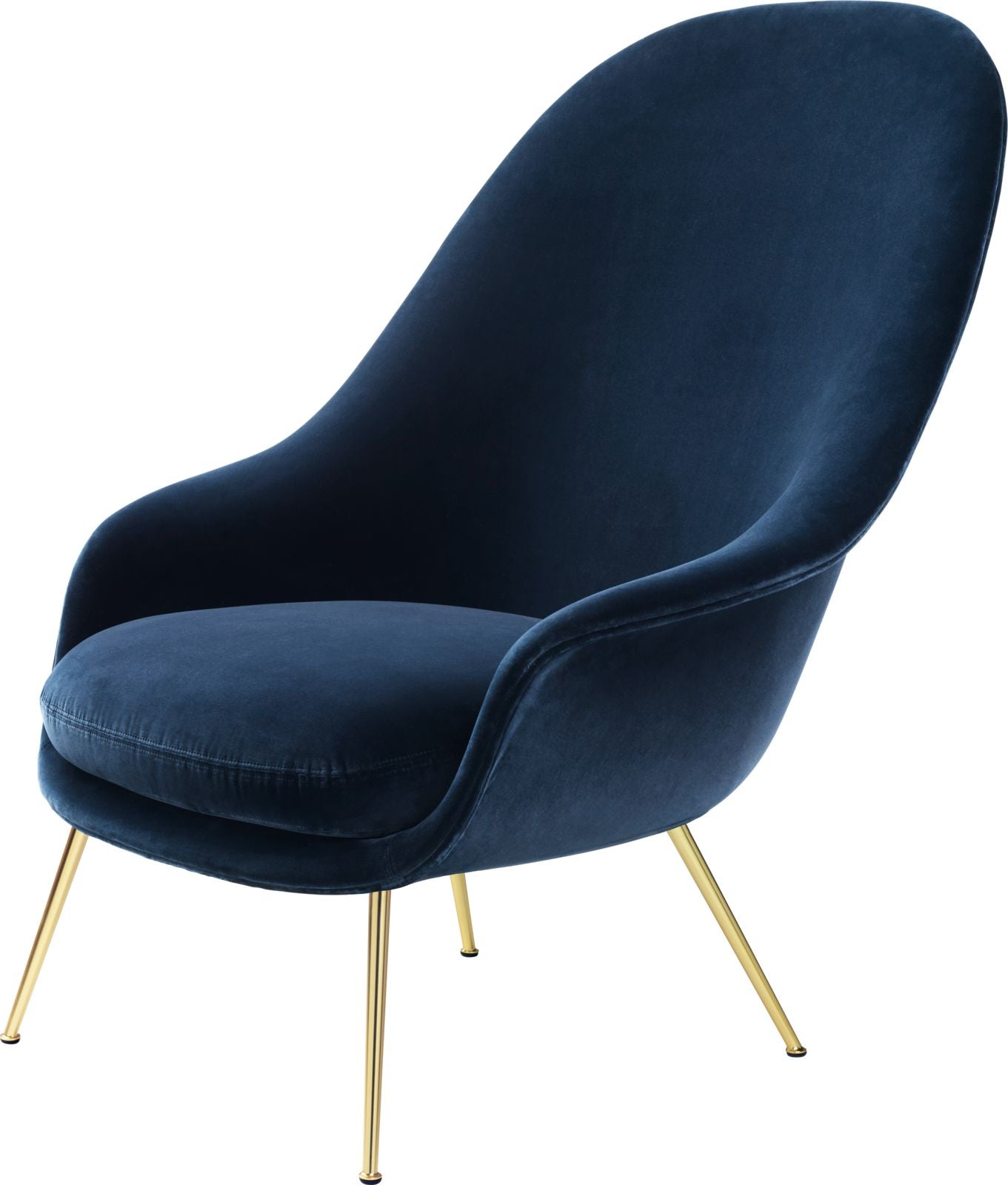 Gubi bat lounge chair high deals back