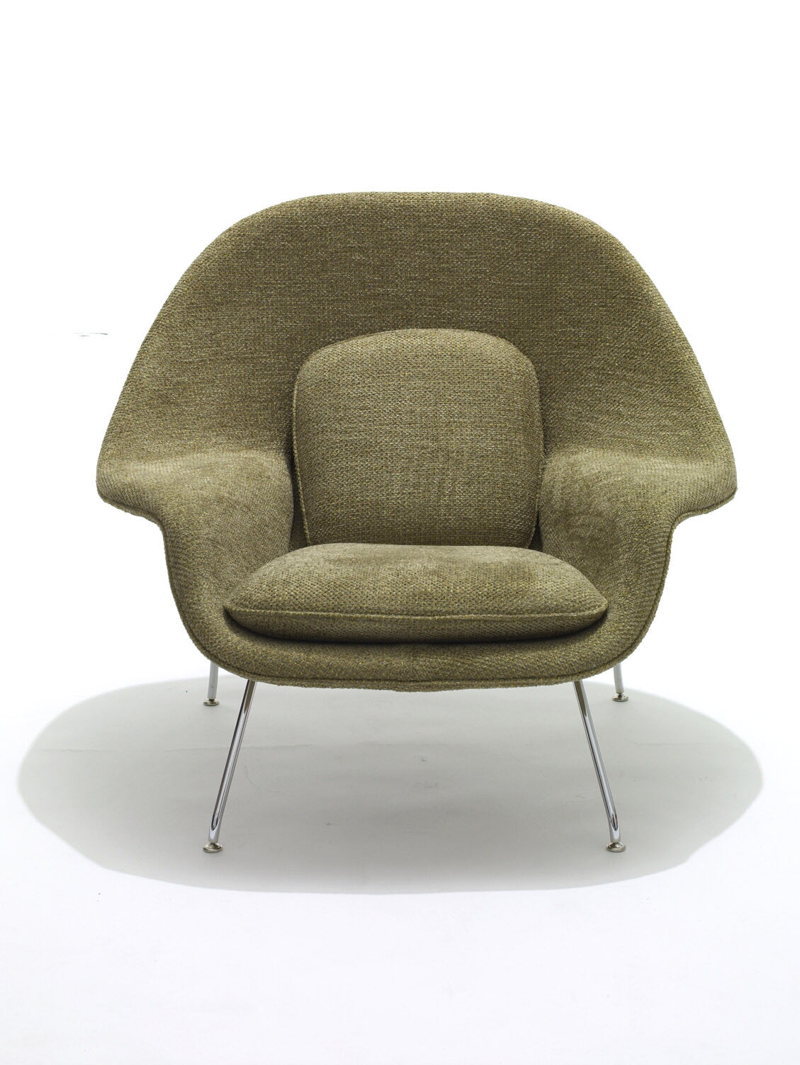 Green online womb chair