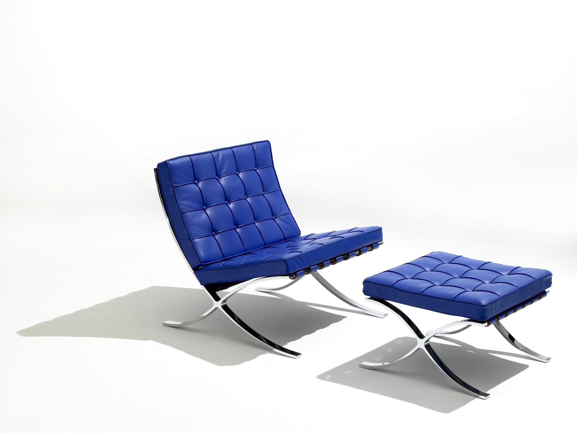 Barcelona chair and stool sale