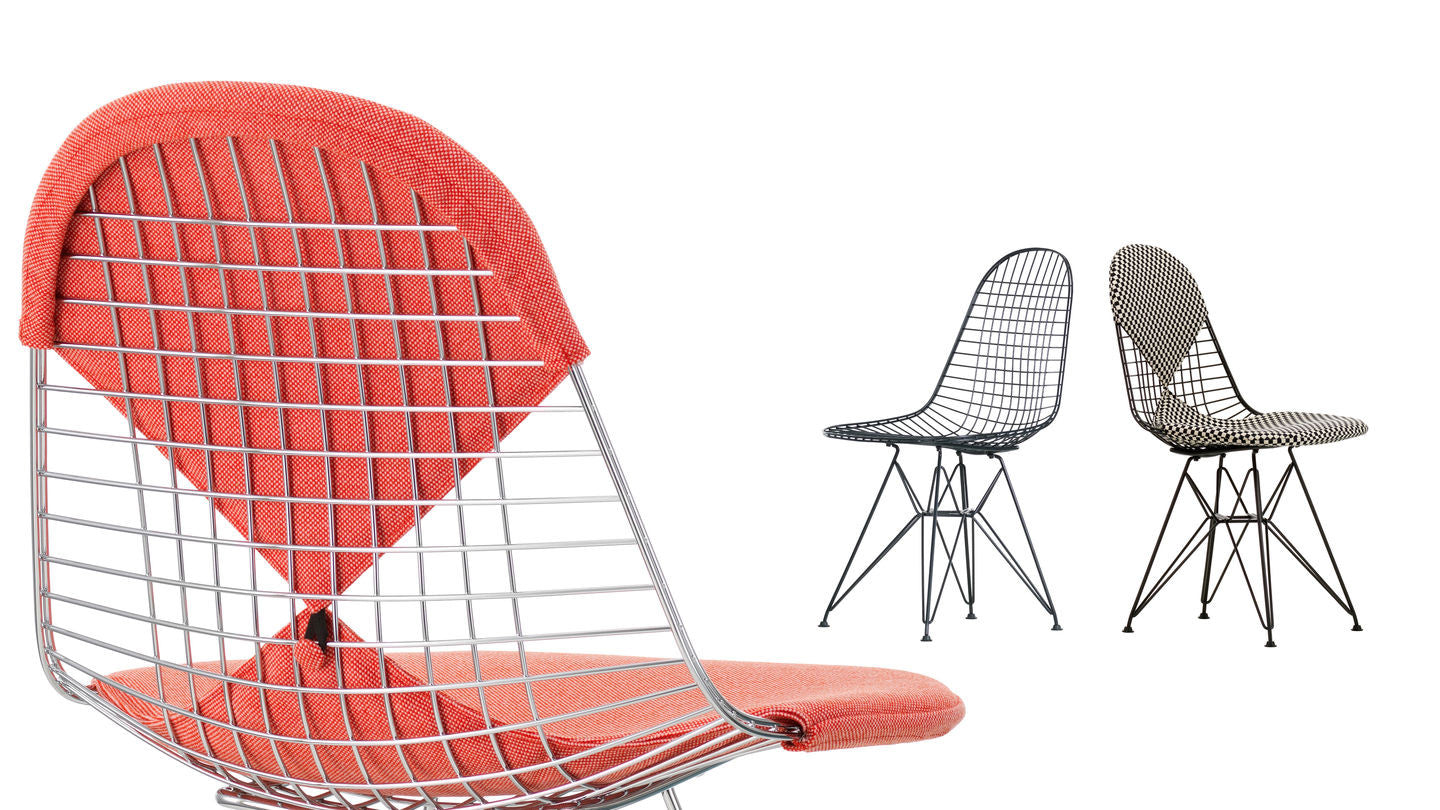 Red wire chair deals